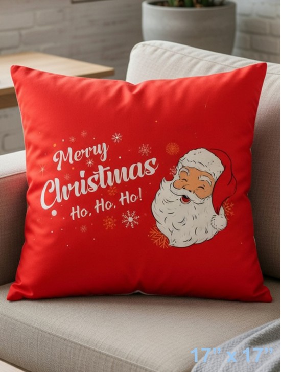 Holiday  Print Cushion & Filler